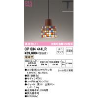 オーデリック照明器具 ペンダント 配線ダクト用 OP034444LR （ランプ別梱包）『OP034444#＋NO292AL』  LED Ｔ区分 | 暮らしの照明