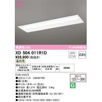オーデリック照明器具 ベースライト 天井埋込型 XD504011R1D （光源ユニット別梱包）『XD504011#＋UN4401RD』  LED Ｎ区分 | 暮らしの照明