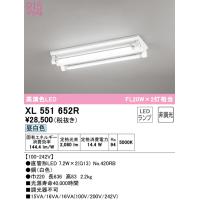 オーデリック照明器具 ベースライト 一般形 XL551652R （ランプ別梱包）『XL551652#Y＋NO420RB×2』  LED Ｎ区分 | 暮らしの照明