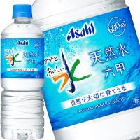 おいしい水 天然水 六甲 600mlPET 合計48本[24本×2箱] 【3〜4営業日以内に出荷】【送料無料※北海道別料金※沖縄離島不可】アサヒ | 暮らすグルメ