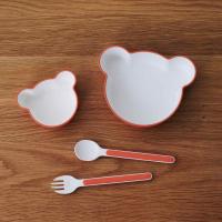 タック tak. キッズディッシュ ギフトボックス ベア マイン JTN-1040-GY 食器 子供用 キッズ 出産祝い 皿 かわいい ギフト プレゼント お祝い | 生活雑貨ショップkurasuno