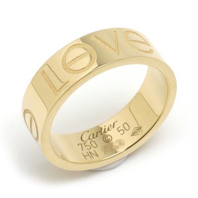 Cartier Love Ring 18Kイエローゴールド 6号 証明書付き