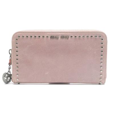 MiuMiu 財布 クロコ ピンク（レディースファッション） | ファッション