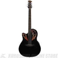 Ovation Celebrity Elite Mid Depth CE44L-5 (Black) (レフティ) (エレアコ) 【高性能ケーブルプレゼント！】 (ご予約受付中) | GUITAR MUSEUM