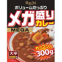 同梱可能 レトルトカレー　メガ盛り　大辛３００ｇｘ１０食セット　ハチ食品 | sun phase