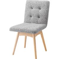 座面回転するダイニングチェア。回転式なのでスペースを取らずに立ち上がりが可能です。グレー | KURUMAdeCOCOSelect