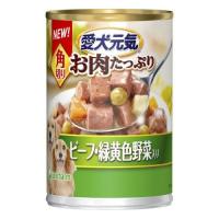 愛犬元気 缶角切り ビーフ・緑黄色野菜入り 375g | クスリのアオキ2号店ヤフー店