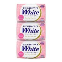 花王石鹸ホワイト アロマティック・ローズの香り バスサイズ 130gx3個入 | クスリのアオキ ヤフー店