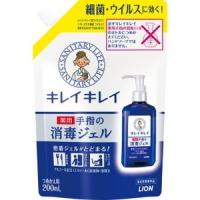 【指定医薬部外品】ライオン　キレイキレイ　薬用手指の消毒ジェル　詰替　200ml　490330132125 | クスリのアオキ ヤフー店