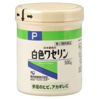 【第3類医薬品】健栄製薬 日本薬局方 白色ワセリン (500g) 軟膏 | くすりの福太郎
