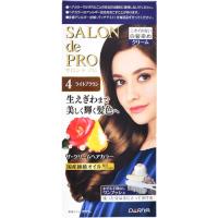 ダリヤ　サロンドプロ　ザ・クリームヘアカラー　4　ライトブラウン　白髪用　【医薬部外品】 | くすりの福太郎