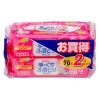 ピジョン　手・くち　ふきとりナップ　つめかえ用　(70枚入り×2コパック)　詰め替え用 防災 備蓄 | くすりの福太郎