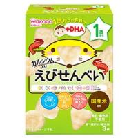 和光堂　1歳からのおやつ　+DHA　えびせんべい　1歳頃から　(6g×3袋)　ベビーおやつ　※軽減税率対象商品 | くすりの福太郎