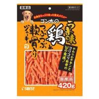 マルカン サンライズ ゴン太のうま味 鶏とつぶつぶ軟骨入りジャーキー (420g) ドッグフード 犬用おやつ | くすりの福太郎