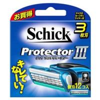 シック プロテクタースリー 替刃 (12個) カミソリ 髭剃り 3枚刃 | くすりの福太郎