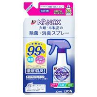 ライオン トップ NANOX ナノックス 衣類・布製品の除菌・消臭スプレー つめかえ用 (320mL) 詰め替え用 | くすりの福太郎