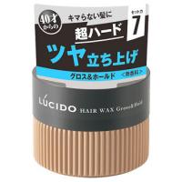 マンダム ルシード ヘアワックス グロス＆ホールド (80g) 男性用 ヘアスタイリング剤 | くすりの福太郎