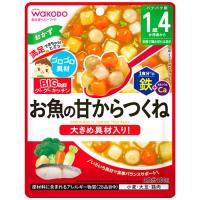 和光堂 BIGサイズのグーグーキッチン お魚の甘からつくね (100g) 1歳4か月頃から ベビーフード 離乳食　※軽減税率対象商品 | くすりの福太郎