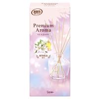 エステー 玄関・リビング用 消臭力 プレミアムアロマ スティック リリー＆ジャスミン 本体 (65mL) Premium Aroma 室内用 置き型 消臭 芳香剤 | くすりの福太郎