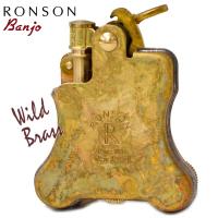 RONSON ロンソン ライター Banjo バンジョー R01-M010 ワイルドブラス ロンソンオイルライター | 喫煙具屋 Zippo Smokingtool Shop