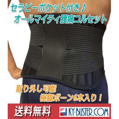 3Lサイズ 腰用サポーター 大きいサイズ 着脱式ステー 補助ベルト