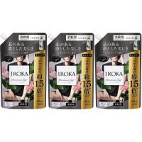 [3個] [710ml] フレアフレグランス 柔軟剤 IROKA(イロカ) ハンサムリーフの香り 詰め替え用 710ml ×3 [大容量] まとめ買い | K&Y雑貨店