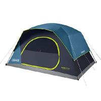 Coleman Skydome Camping Tent with Dark Room Technology, 8 Person | KYAJU