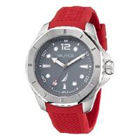 Nautica Men's KOH May Bay Red Silicone Strap Watch Model: NAPKMF202 | KYAJU