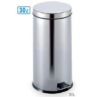衛生容器 ゴミ箱・屑入 病院・トイレ・厨房など ステンレス製 ペダル式 ペダルボックス　30L　(テラモト)[DS-238-530-0] | メラミン食器の通販KYOEI