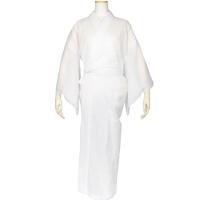 日本製 東レ爽竹 長襦袢)東レ 洗える長襦袢 夏 女性 絽半襟付き 単衣袖