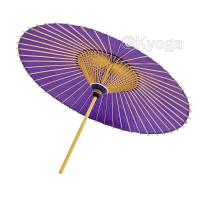 特注番傘 紫 実用番傘 雨傘 防水加工 48本骨 直竹心棒 自社調合植物油 ／雨傘／蛇の目傘