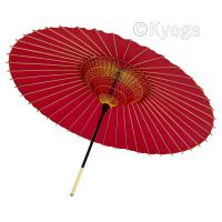 和傘　特選蛇の目傘　無地　赤　自社調合植物油　／雨傘／番傘