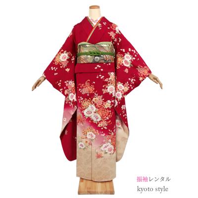 D211 振袖　nakano hiromichi ナカノヒロミチ　正絹　着物 D211 振袖 nakano hiromichi ナカノヒロミチ 正絹 着物