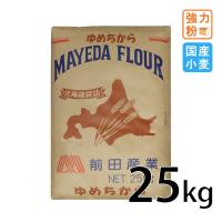 強力粉 前田産業 ゆめちから 25kg 北海道産小麦100% 北海道探訪 国産小麦 業務用 国産 爆買