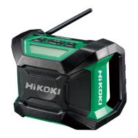 HiKOKI 18V コードレスラジオ UR18DA Bluetooth機能搭載 本体のみ(バッテリ・充電器別売/ACアダプタ付) | ヤマムラ本店
