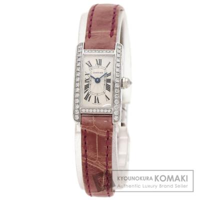 カルティエ CARTIER WSTA0081 タンクアメリカン ミニ クォーツ レディース 箱・保証書付き_940251 カルティエ タンクアメリカン ミニ WSTA0081 | 時計・ブランド腕時計