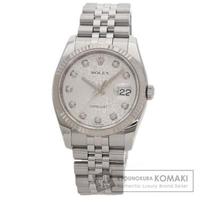 ROLEX（ロレックス） 116234G デイトジャスト 10P ダイヤモンド 腕時計