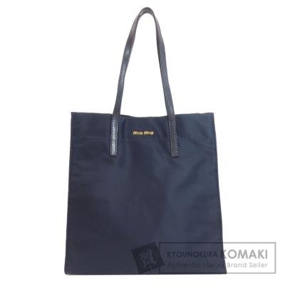 miu miu レディーストートバッグ（色：ネイビー系）｜バッグ