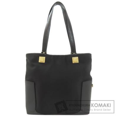 本物 サルヴァトーレ フェラガモ Salvatore Ferragamo ナイロン トートバッグ ハンドバッグ ブラック バッグ 中古 中古・古着通販】Salvatore Ferragamo (サルヴァトーレ フェラガモ