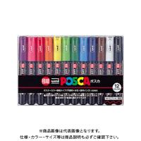 三菱鉛筆 ユニ ポスカ 極細 12色セット PC-1M12C | KanamonoYaSan KYS
