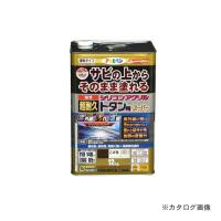 アサヒペン AP 油性超耐久シリコンアクリルトタン用 12kg (こげ茶) | KanamonoYaSan KYS