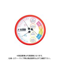 シンワ測定 温湿度計 F−3L2 熱中症注意 丸型 15cm レッド 防雨タイプ 70600 | KanamonoYaSan KYS