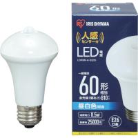 IRIS 522542 LED電球人感センサー付 E26 60形相当 昼白色(810lm) LDR9N-H-SE25 | KanamonoYaSan KYS