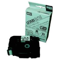 MAX ビーポップミニ用巻きつけテープ 18mm幅 白×黒文字 8m巻 LM-L518BWS | KanamonoYaSan KYS