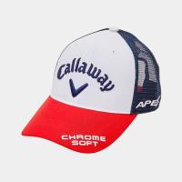 C23990103-WHRDNV キャロウェイ Callaway TOUR A MESH CAP 23 JM キャロウェイ ツアー メッシュ キャップ ホワイト／レッド／ネイビー | LifeStage Nana! Yahoo!店