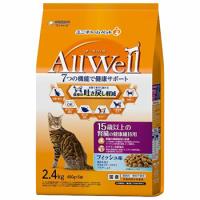 P-4520699601976 ユニ・チャーム AllWell 高齢猫 シニア 15歳以上 挽き小魚とささみフリーズドライ ２．４ｋｇ ユニチャーム | LifeStage Nana! Yahoo!店