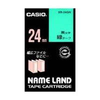 カシオ【CASIO】ネームランドテープ XR-24GN★【XR24GN】 | LifeStage Nana! Yahoo!店