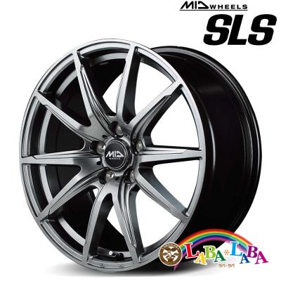 夜桜・S様テクノキャスト18インチ アルミホイール 6スポークpcd100 5穴 HOT STUFF 18インチ 5穴 114.3/100 7.5J ジースピード P-07
