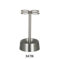 ダルトン SATIN ステンレス 4ホール トゥースブラシ ホルダー ■ DULTON ディスプレイ 歯ブラシ立て 花 洗面所 4本 | LabLINE