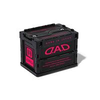 DAD ギャルソン D.A.Dコンテナボックス 20L ブラック/ピンク 折りたたみコンテナ GARSON HA574-03 | La cachette